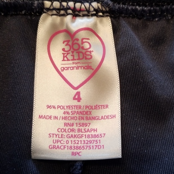 Garanimals 365 Kids Girls Velour Leggings - Picture 4 of 5